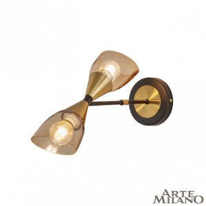 Настенное бра Neapolis76708 276708/2B BK/GD