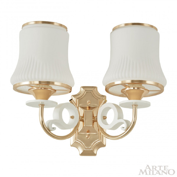 Настенное бра Florentia-1097 301097/2W Wh/Gd