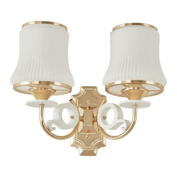 Настенное бра Florentia-1097 301097/2W Wh/Gd