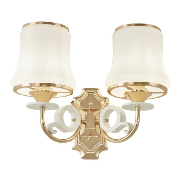 Настенное бра Florentia-1097 301097/2W Wh/Gd