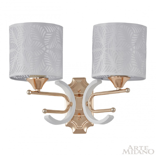 Настенное бра Florentia-2097 302097/2W Wh/Gd