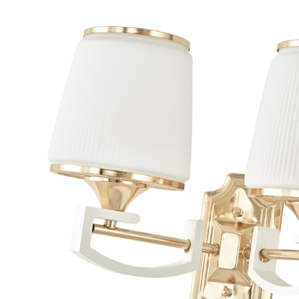 Настенное бра Florentia-2457 302457/2W Wh/Gd