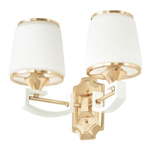 Настенное бра Florentia-2457 302457/2W Wh/Gd