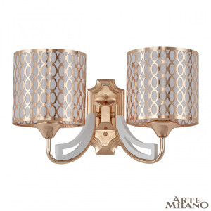 Настенное бра Florentia-3387 303387/2W Wh/Gd
