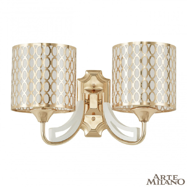 Настенное бра Florentia-3387 303387/2W Wh/Gd