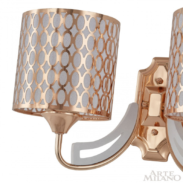Настенное бра Florentia-3387 303387/2W Wh/Gd