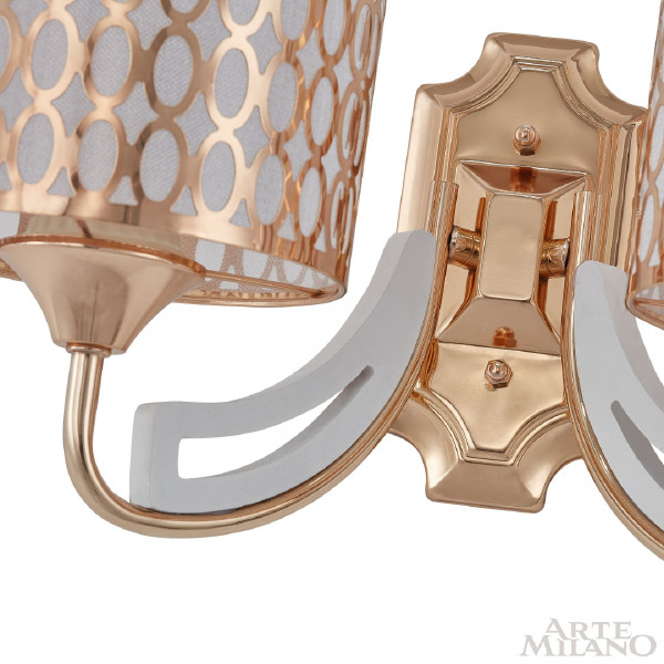 Настенное бра Florentia-3387 303387/2W Wh/Gd