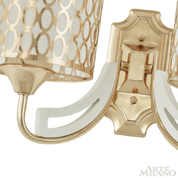 Настенное бра Florentia-3387 303387/2W Wh/Gd