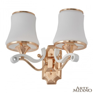 Настенное бра Florentia-3987 303987/2W Wh/Gd