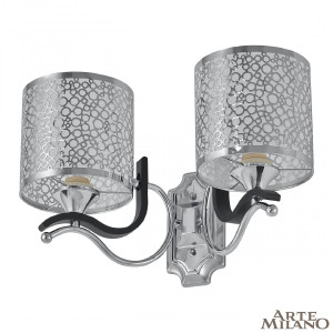 Настенное бра Florentia-6787 306787/2W Bk/Ni