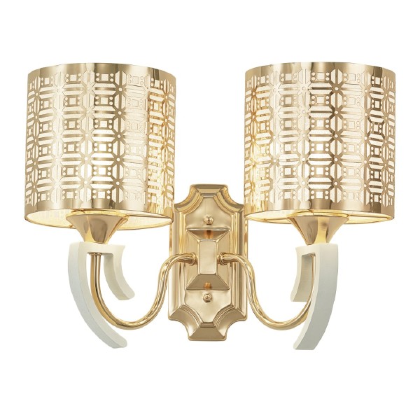 Настенное бра Florentia-8857 308857/2W Wh/Gd