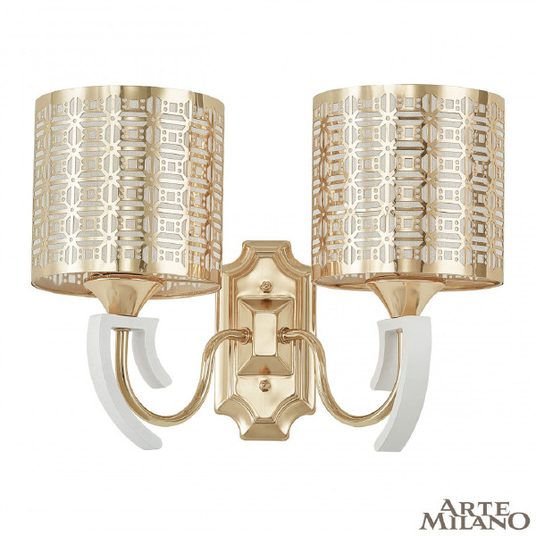 Настенное бра Florentia-8857 308857/2W Wh/Gd