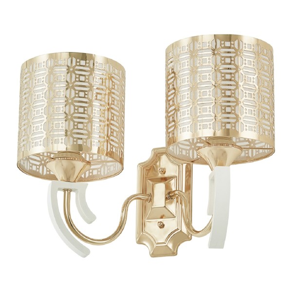 Настенное бра Florentia-8857 308857/2W Wh/Gd