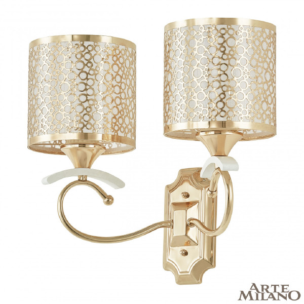 Настенное бра Florentia-9787 309787/2W Wh/Gd