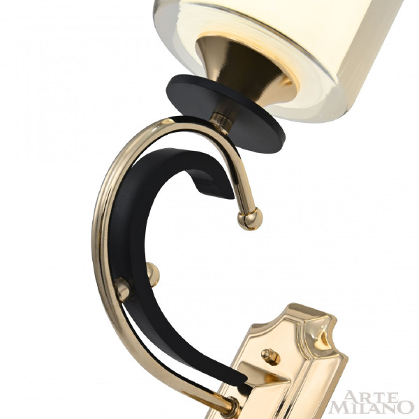 Настенное бра Florentia-2237 302237/1W Bk/Gd