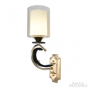 Настенное бра Florentia-2237 302237/1W Bk/Gd
