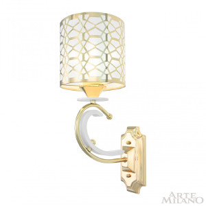 Настенное бра Florentia-1237 301237/1W Wh/Gd