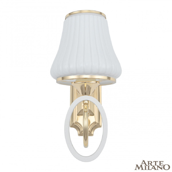 Настенное бра Florentia-2387 302387/1W Wh/Gd