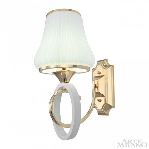 Настенное бра Florentia-2387 302387/1W Wh/Gd