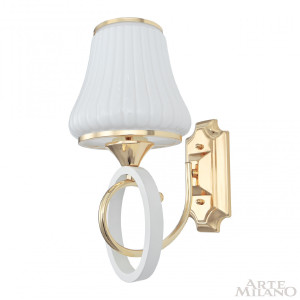 Настенное бра Florentia-2387 302387/1W Wh/Gd