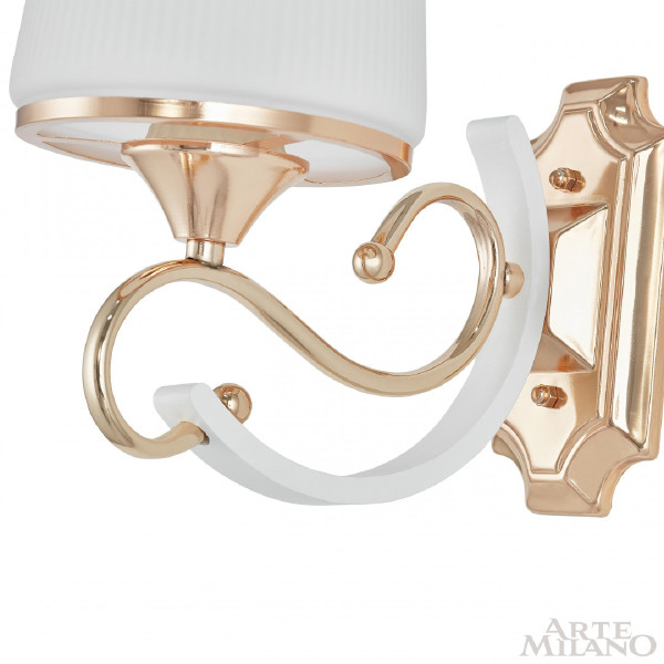 Настенное бра Florentia-3857 303857/1W Wh/Gd