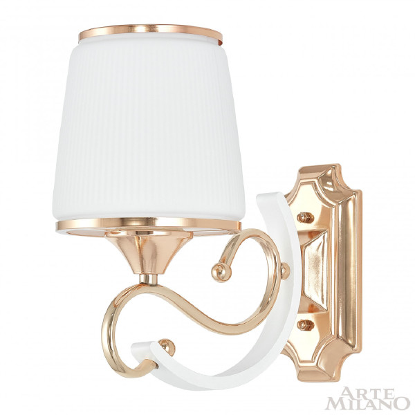 Настенное бра Florentia-3857 303857/1W Wh/Gd