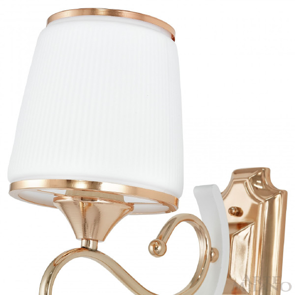 Настенное бра Florentia-3857 303857/1W Wh/Gd