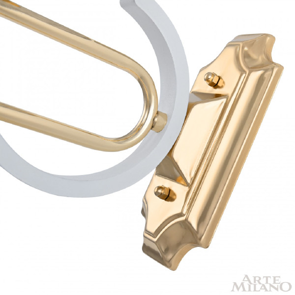 Настенное бра Florentia-2097 302097/1W Wh/Gd