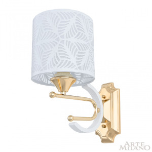 Настенное бра Florentia-2097 302097/1W Wh/Gd