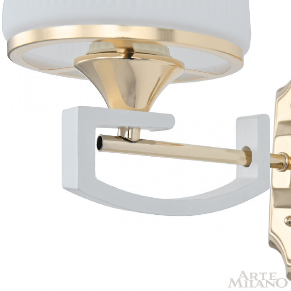 Настенное бра Florentia-2457 302457/1W Wh/Gd