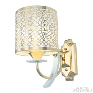 Настенное бра Florentia-6067 306067/1W Wh/Gd