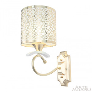 Настенное бра Florentia-9787 309787/1W Wh/Gd