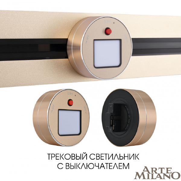 Трековый светильник Am-track-sockets 380011TL/Light Gold
