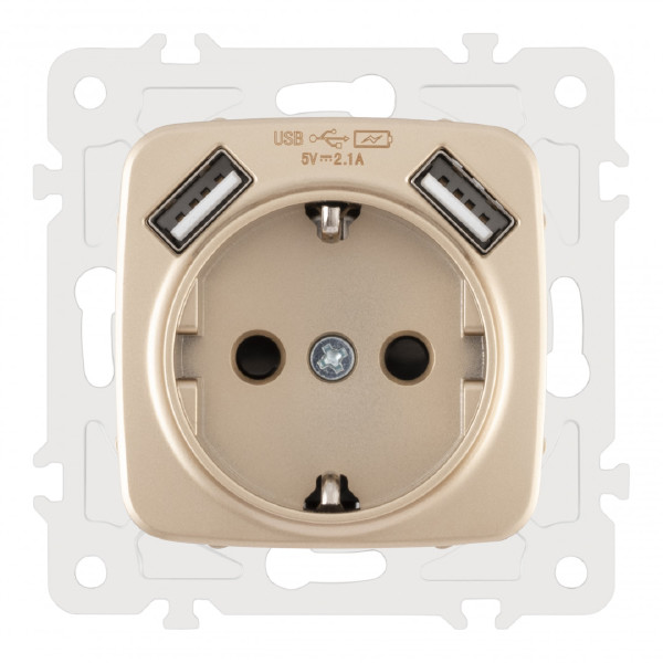 Розетка Am-205 205.47-1.shampan