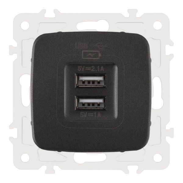 Розетка Am-205 205.46-1.black