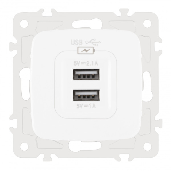 Розетка Am-205 205.46-1.white