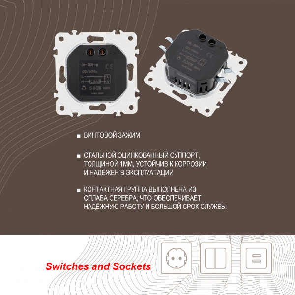 Диммер Am-205 205.48-1.black