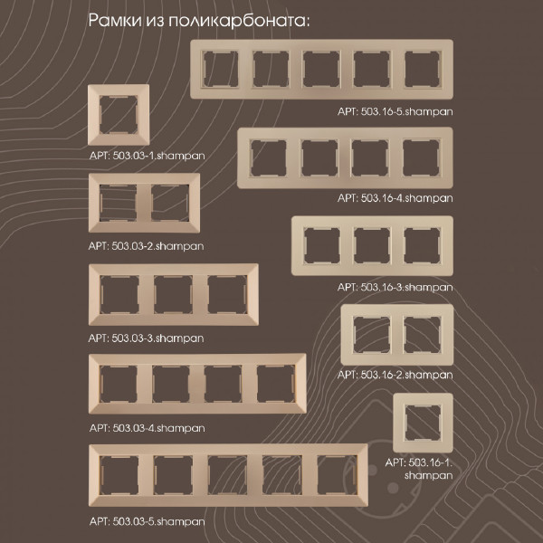 Диммер Am-203 203.48-1.shampan