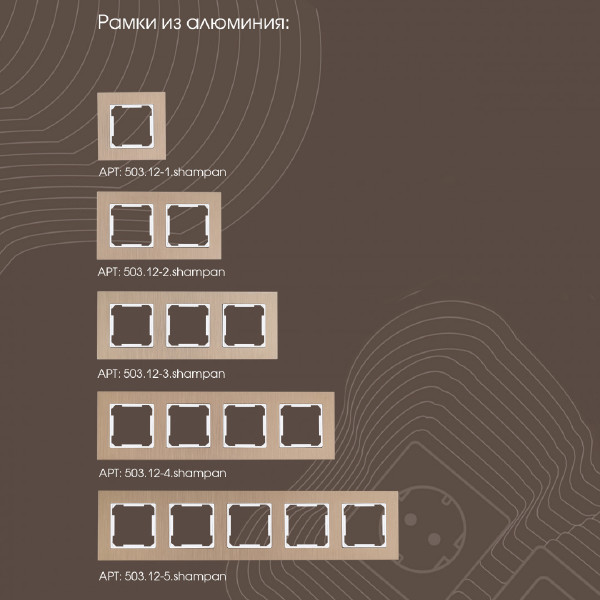 Диммер Am-203 203.48-1.shampan
