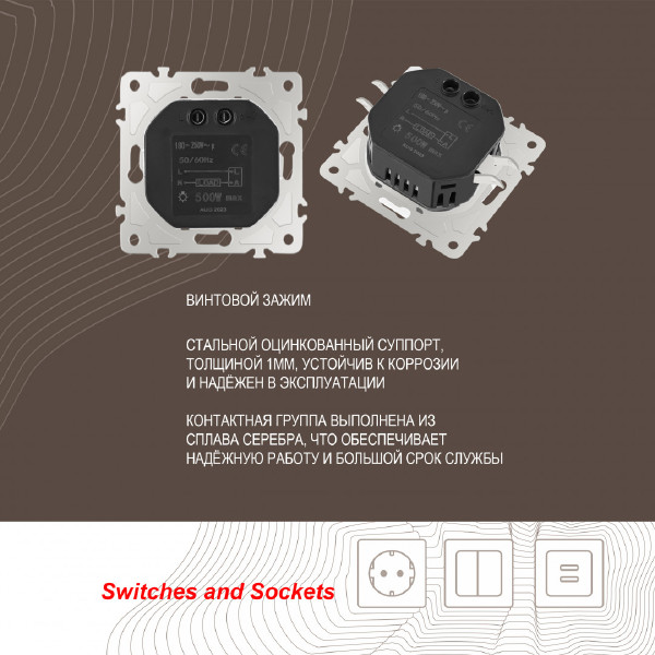 Диммер Am-206 206.48-1.shampan