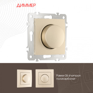Диммер Am-206 206.48-1.shampan