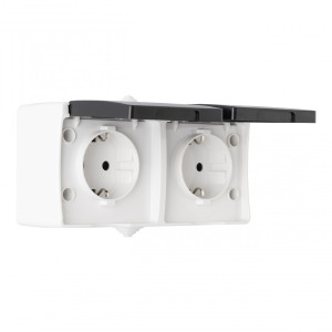 Розетка Am-309 309.40-2.grey