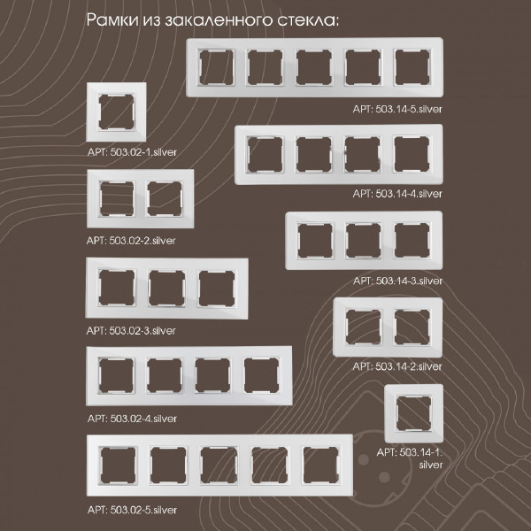 Розетка Am-203 203.44-1.silver