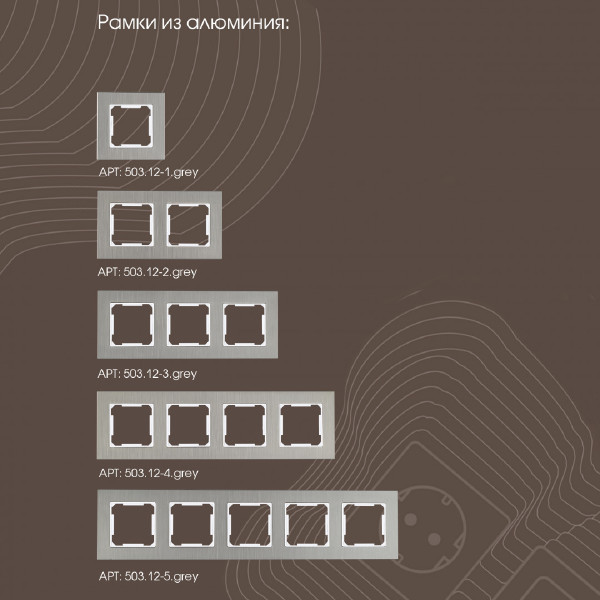 Розетка Am-203 203.44-1.silver