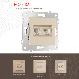 Розетка Am-203 203.44-1.shampan