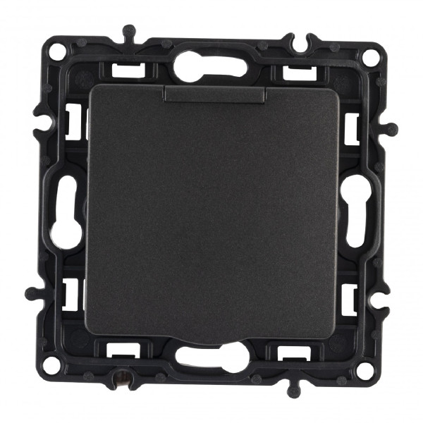 Розетка Am-217 217.41-1.black