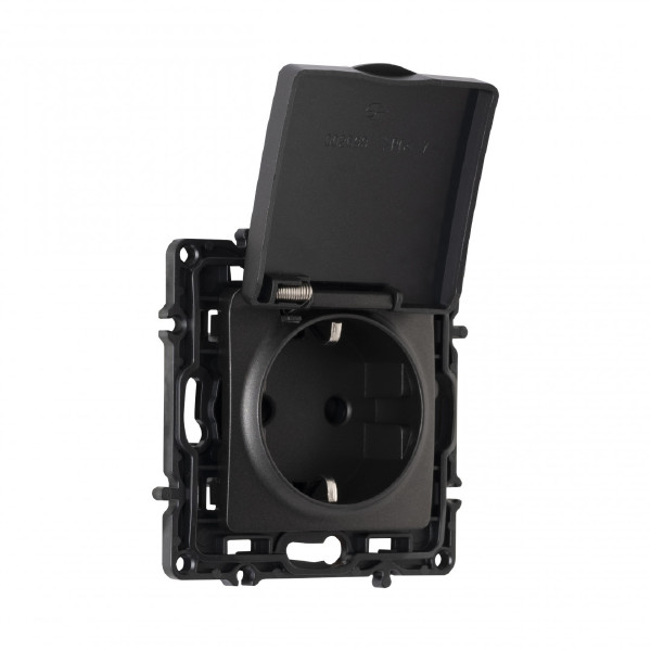 Розетка Am-217 217.41-1.black