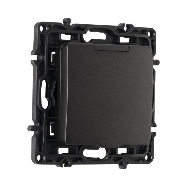 Розетка Am-217 217.41-1.black