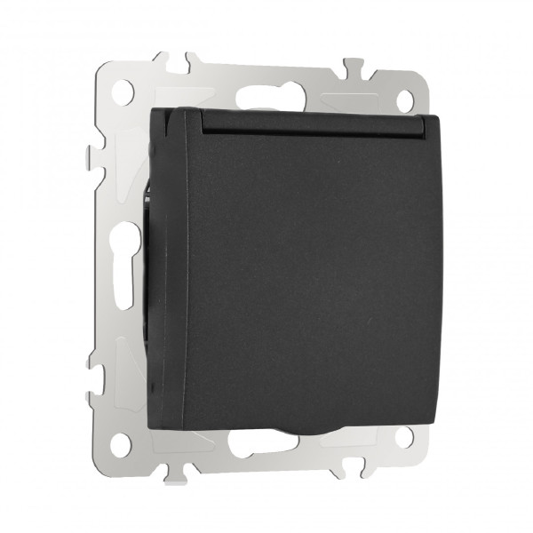 Розетка Am-206 206.41-1.black