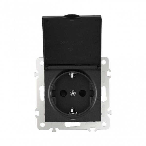 Розетка Am-206 206.41-1.black